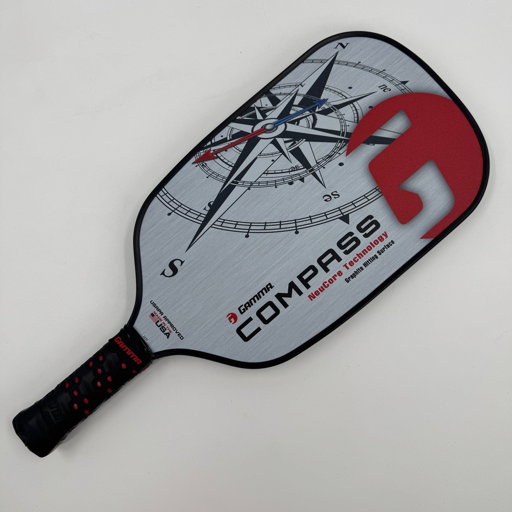 Gamma Compass Pickleball Paddle Elongated NeuCore Graphite Power Spin
